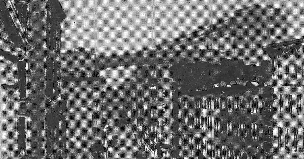 Two Bernard Gussow illustrations showing one home of former New York Governor Al Smith and Tammany Hall were printed in the 1927 book titled Up From The City Streets A Life of Alfred E. Smith.