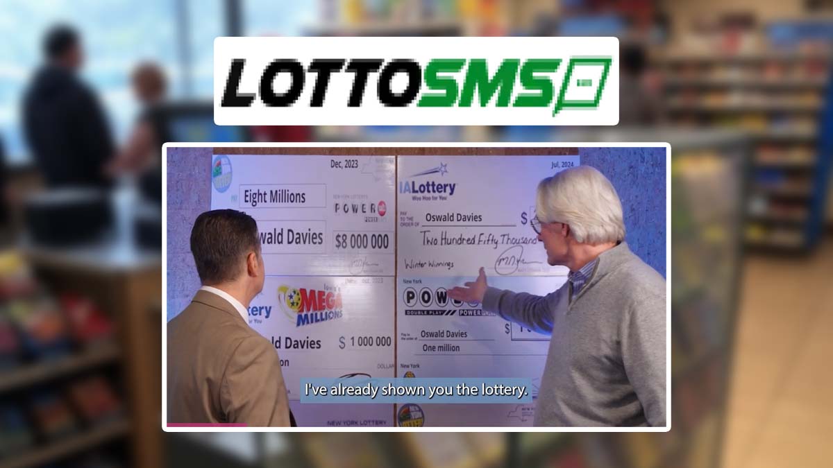Online scammers claimed a U.S. mathematician named Oswald Davies created a video showcasing a lottery-defeating product named Lotto SMS.